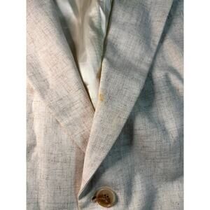 David Taylor Men’s 50L Tan Linen Blend Sport Coat Blazer Jacket